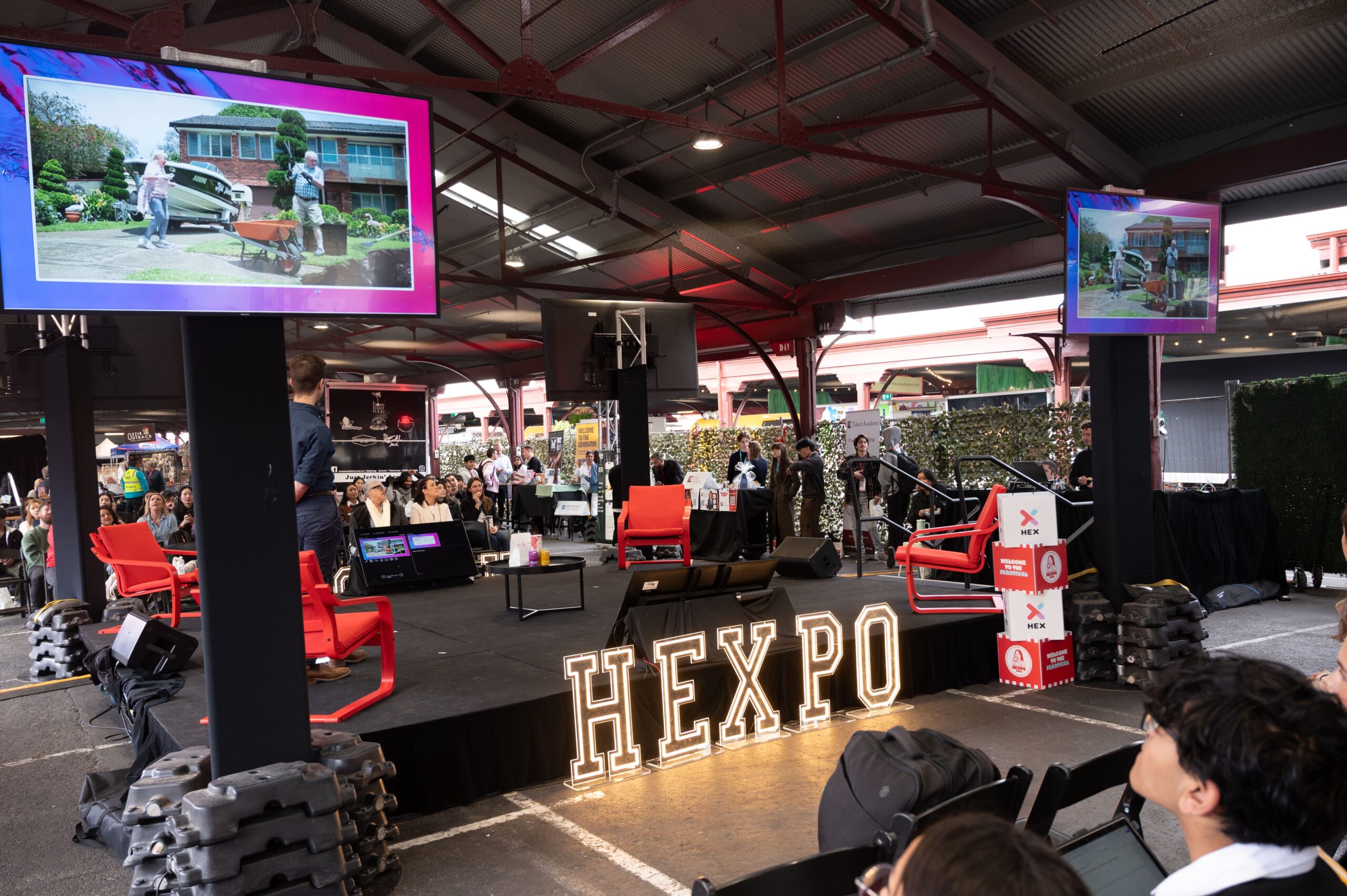 Panel discussion at HEXPO 2025 with seamless audio and visual delivery