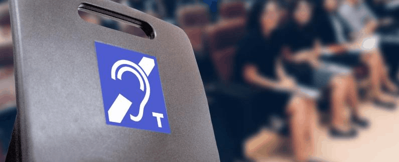 Corporate and school event with accessible AV solutions